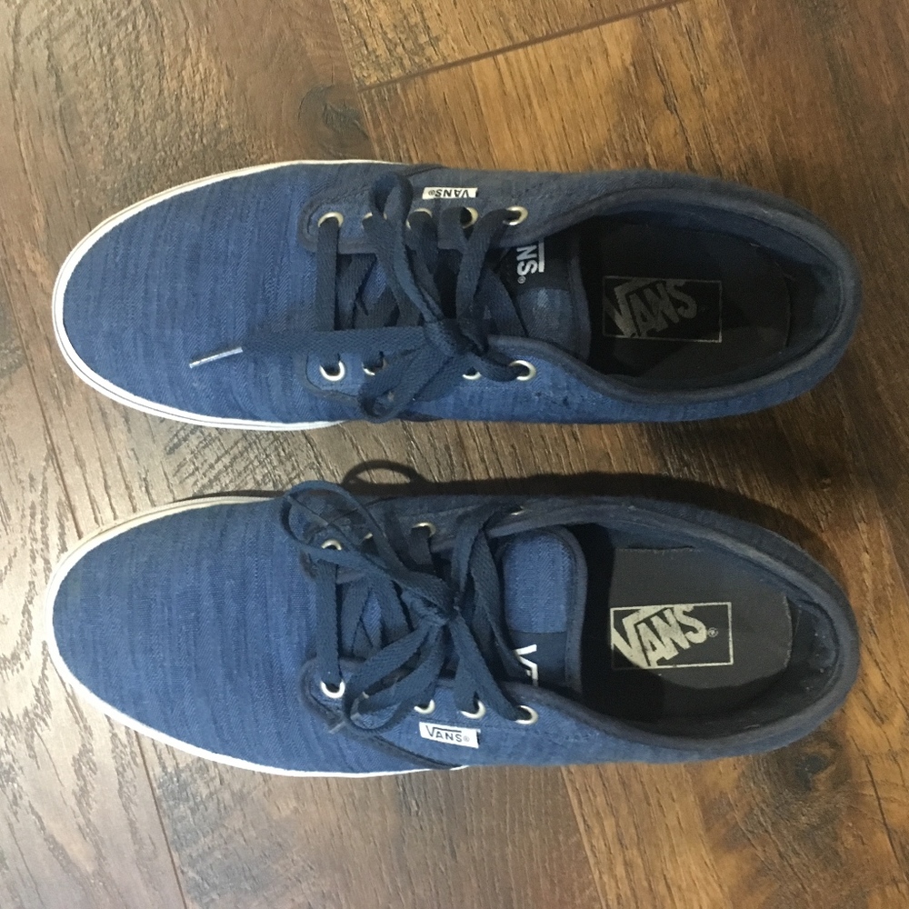 Navy Blue Vans Sneakers